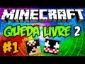 Minecraft Aventura: Queda Livre 2 - Episódio 1 "O Esqueleto sem Arco!" =P