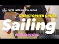 Christopher Cross Sailing instrumental guitar karaoke version with lyrics