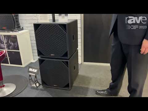 ISE 2023: UNKA Sound Exhibits MAKS1A Active Subwoofer