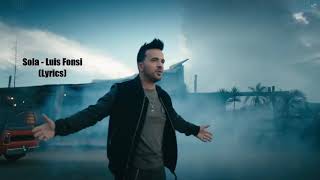 Luis Fonsi Sola English Version Luis Fonsi Sola English Version