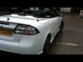 SAAB 9-3 1.9 TTID 180PS AERO CONVERTIBLE INC TX PACK AND GREY HOOD - GLACIER WHITE