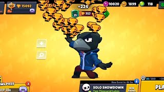 CROW NONSTOP to RANK 25 IN 1 MINUTE - Brawl Stars