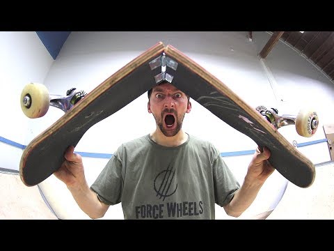 THE COLLAPSABLE DOOR HINGE SKATEBOARD!