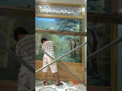 Thi công vách trang trí gỗ sồi.. giá gốc tại HN 01692251995