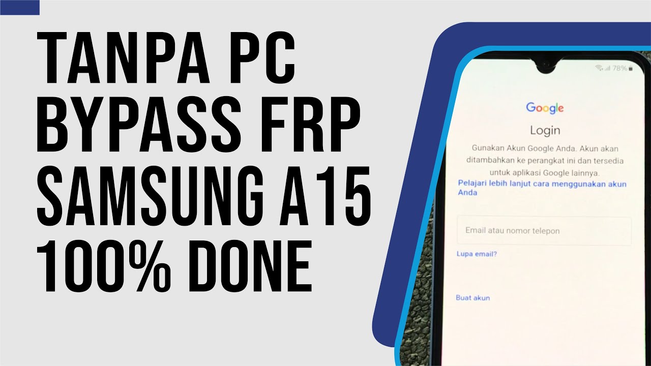 100% DONE TANPA PC Bypass FRP Samsung A15 SM-A155F | 100% DONE TANPA PC Bypass FRP Samsung A15 SM-A155F |