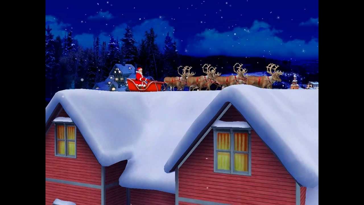 The Santa Claus 3D Screensaver - YouTube