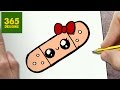 COMMENT DESSINER AIDE DE BANDE KAWAII ÉTAPE PAR ÉTAPE – Dessins kawaii facile