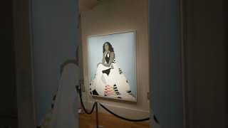 Michelle Obama's portrait at the National Portrait Gallery in Washington DC