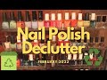 NAIL POLISH DECLUTTER 💅🏼♻️