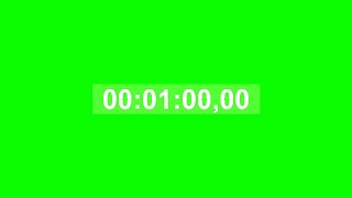 Секундомер 1 Минута Со Звуком Зеленый Фон \ Stopwatch 1 Minute With Sound Green Background