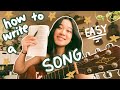 how to write a song! (for beginners/noobs)