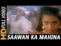 Sawan Ka Mahina Shadi Bina Mushkil Hai Jeena | Vinod Rathod, Alisha Chinai | Hulchul 1995 Songs