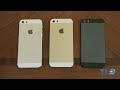 New Gold iPhone 5S Sneak Peek (vs iPhone 5 Teardown)