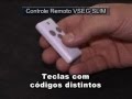 Controle remoto VSEG CR SLIM