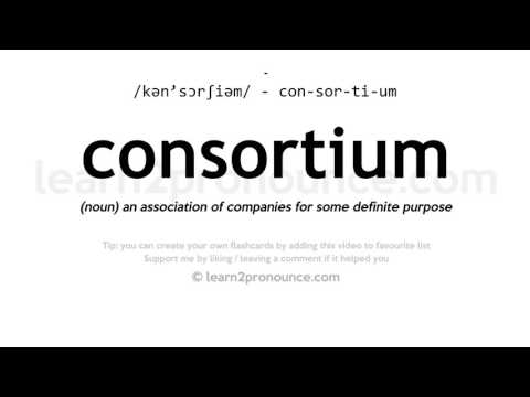 Pronunciation of Consortium | Definition of Consortium