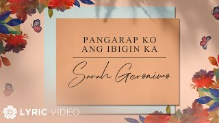 Watch Sarah Geronimo Pangarap Ko Ang Ibigin Ka video