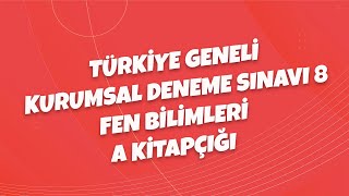 4K AYT Türkiye Geneli Deneme Sınavı 8 - A Kitapçığı Fen Bilimleri Soru Çözümleri
