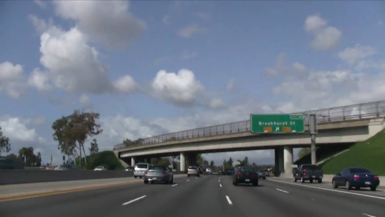 I-405 North (CA), Orange County, I-5 To I-605, Exit 1 To Exit 24 - YouTube