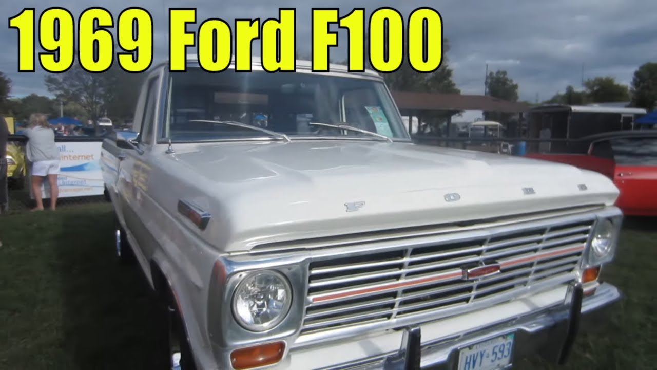 1969 Ford F100 with 302 - YouTube