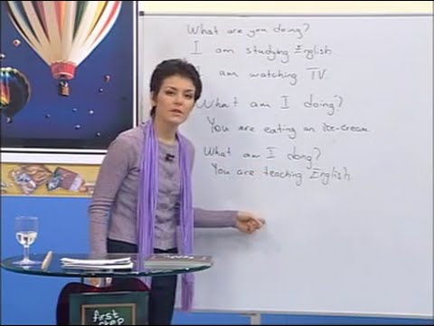 09 - Present Continuous Tense 2 - First Step İngilizce Eğitim Seti