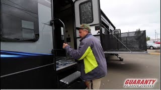 2016 Keystone Fuzion Chrome 420 Toy Hauler Fifth Wheel Video Tour Guaranty