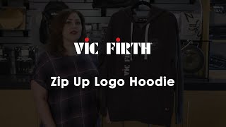 Vic Firth Zip Up Logo Hoodie