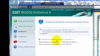 Actualizador De Nod32 Sin Internet