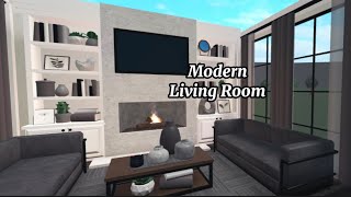 Roblox : Bloxburg | Modern Living Room {Speedbuild}