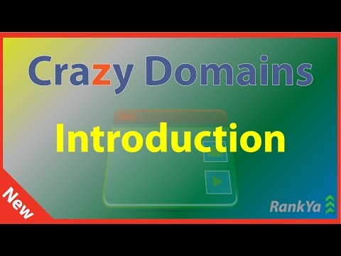 VIDEO : crazy domains introduction - crazy domainsintroduction https://youtu.be/q6-_zkvahgu video by rankya. introduction tocrazy domainsintroduction https://youtu.be/q6-_zkvahgu video by rankya. introduction tocrazy domainsaccount manage ...
