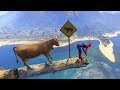 GTA 5 Funny Ragdolls SPIDERMAN Vs COW EPIC (Euphoria Physics, Ragdolls, Fails, Funny Moments)