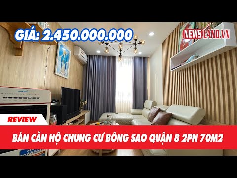 ✅ Bán nhà chung cư Bông Sao Quận 8, Căn góc 70m2, 2 phòng ngủ, Full nội thất I Newsland.vn