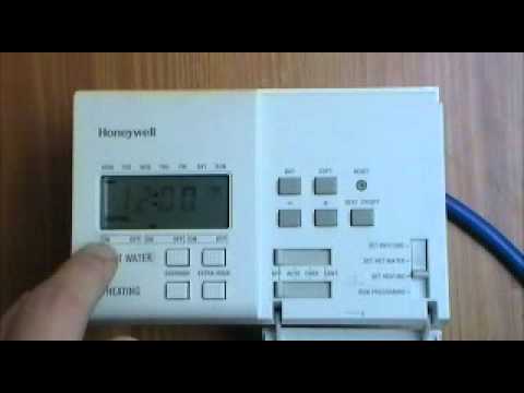 Honeywell ST6400C Timeswitch user instructions by AdvantageSW - YouTube