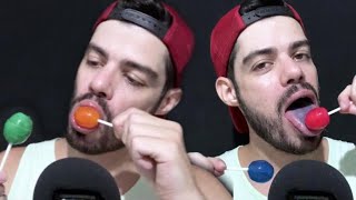 Asmr - Chupando Pirulito Sons Deliciosos De Boca Para Você Relaxar