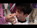 GUY HAIRCUT FOR THE STUDENTS FORM CHINA (SWITCHSCISSORS)
