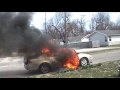Buick Lucerne Explodes!!!! Kills my Tulips!