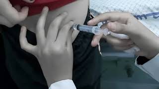 im. intramuscular injection . injection in the Buttocks