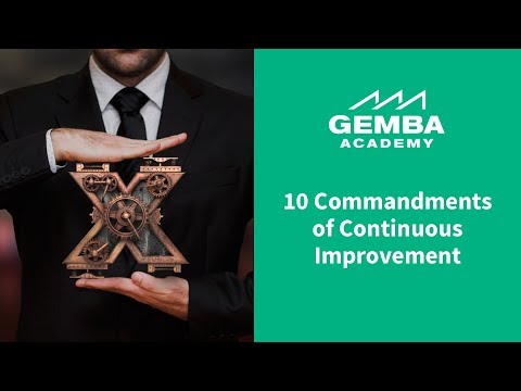 Ten Commandments of Lean Manufacturing Six Sigma