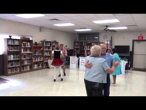 Beer Barrel Polka being danced at a MECCA Octoberfest 2013