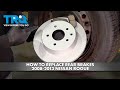 How to Replace Rear Brakes 2008-2013 Nissan Rogue