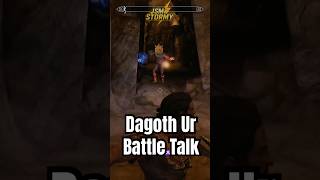 Dagoth Ur Battle Talk Is Questionable.