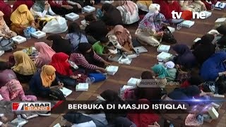 Pengurus Masjid Istiqlal Sediakan Ribuan Takjil untuk Berbuka Jamaah