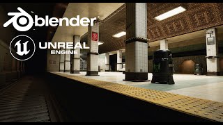 My Indie Blender to Unreal Engine 5 Workflow for Game Environments