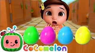Surprise Humpty Dumpty Eggs Song! | Nina's Familia | CoComelon Nursery Rhymes & 