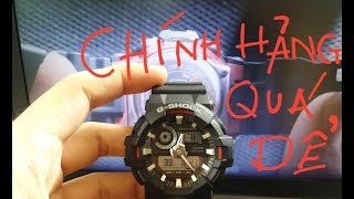 Cách nhận biết đồng hồ G SHOCK CHÍNH HẢNG đơn giản nhất 2018