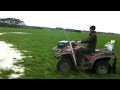 Fun at the farm on the Suzuki Vinson 500 4X4