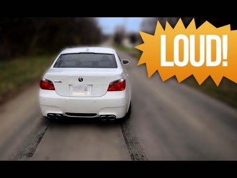 BMW M5 w/ LOUD Eisenmann Race Exhaust