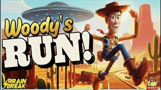 Woodys Wild West Run Toy Story Brain Break Andys Coming Just Dance Gonoodle