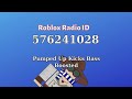 Pumped Up Kicks Bass Boosted Roblox ID - Roblox Radio Code