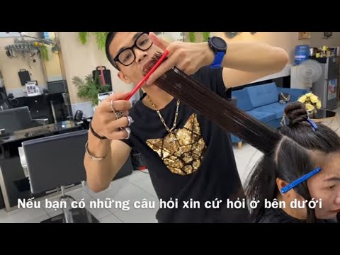 Dang Hieu.Cut Long Layer Classic Hair (Hướng dẫn cắt Nữ, tóc dài Layer, dành cho khuôn mặt vuông)