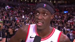 Pascal Siakam Postgame Interview Nba Finals Game 1